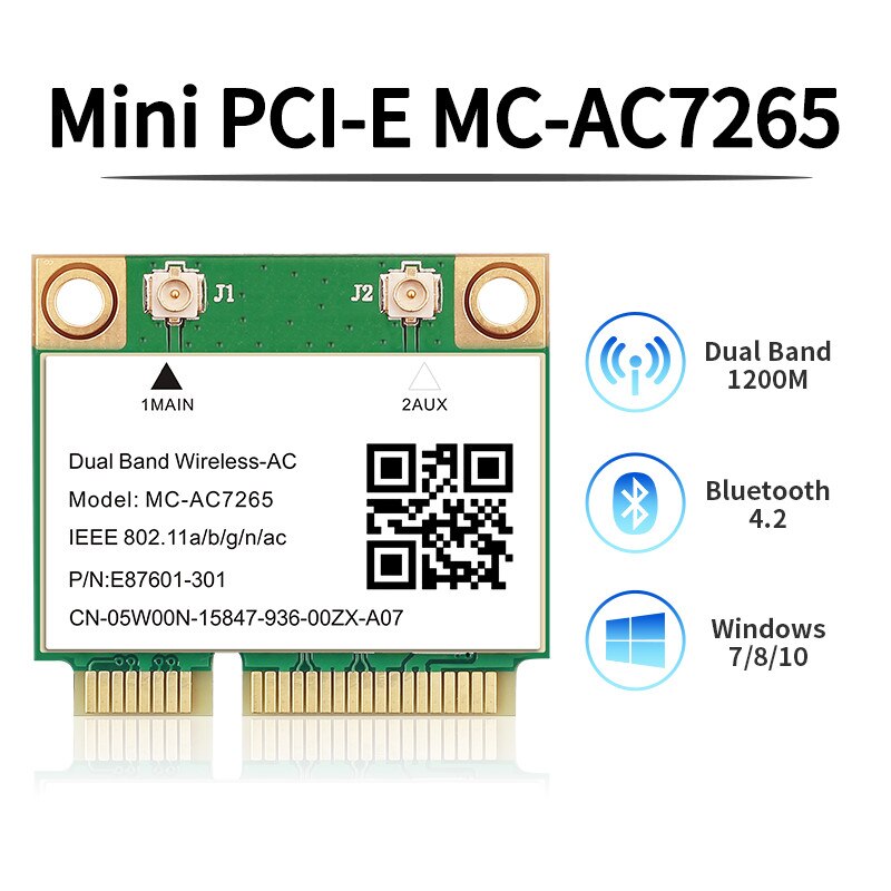5374Mbps Wifi 6E For AX210 Mini PCIE Wifi ī, ..
